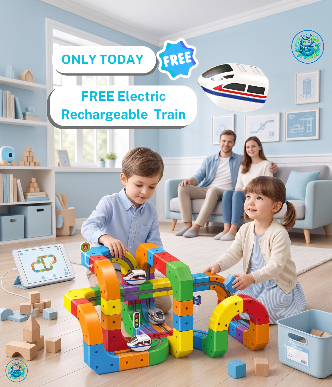 WonderRail™ Montessori Train Set