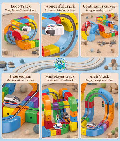 WonderRail™ Montessori Train Set